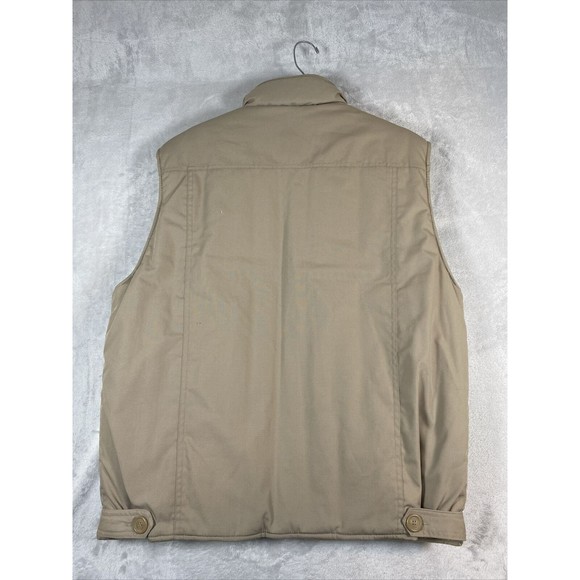 Current Seen Vintage Canvas Puffer Cargo Vest, Large - Picture 3 of 9